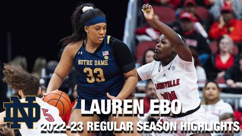 ebo notre dame|Lauren Ebo 2022